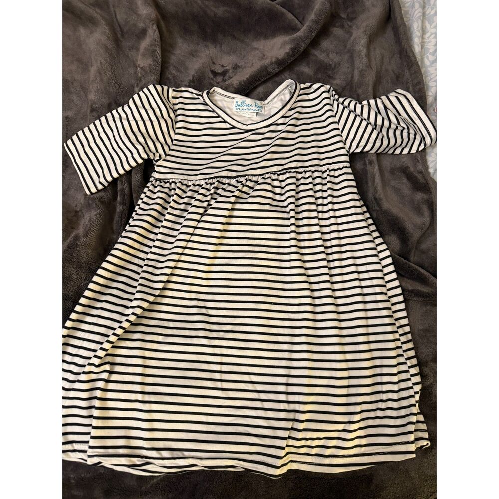 Sullivan Row Girls Striped Swing Dress – Size L / Age 4